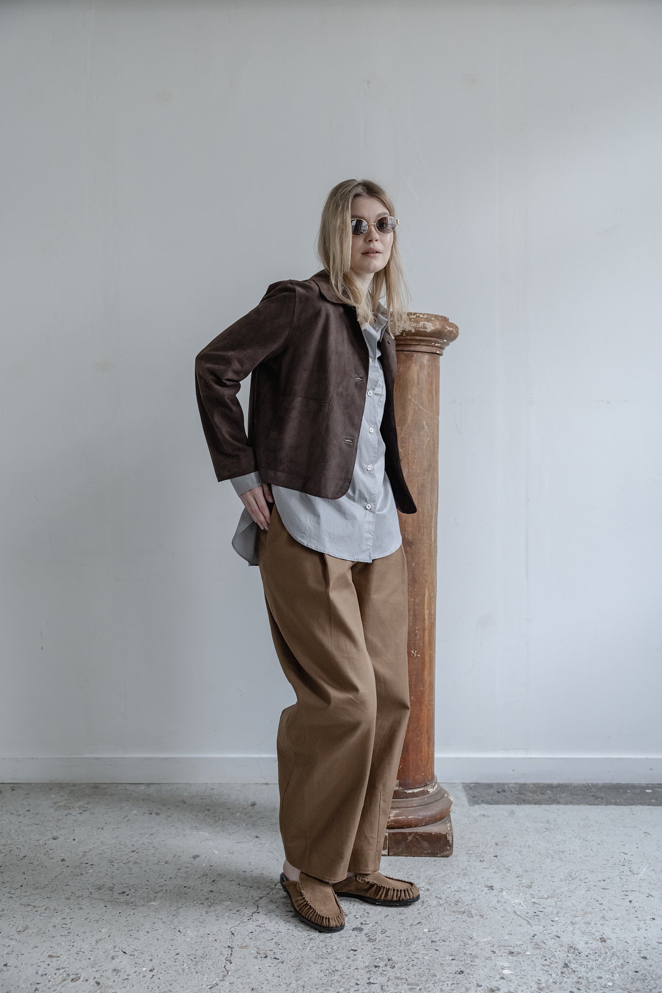 Lizet - Dark Brown suede